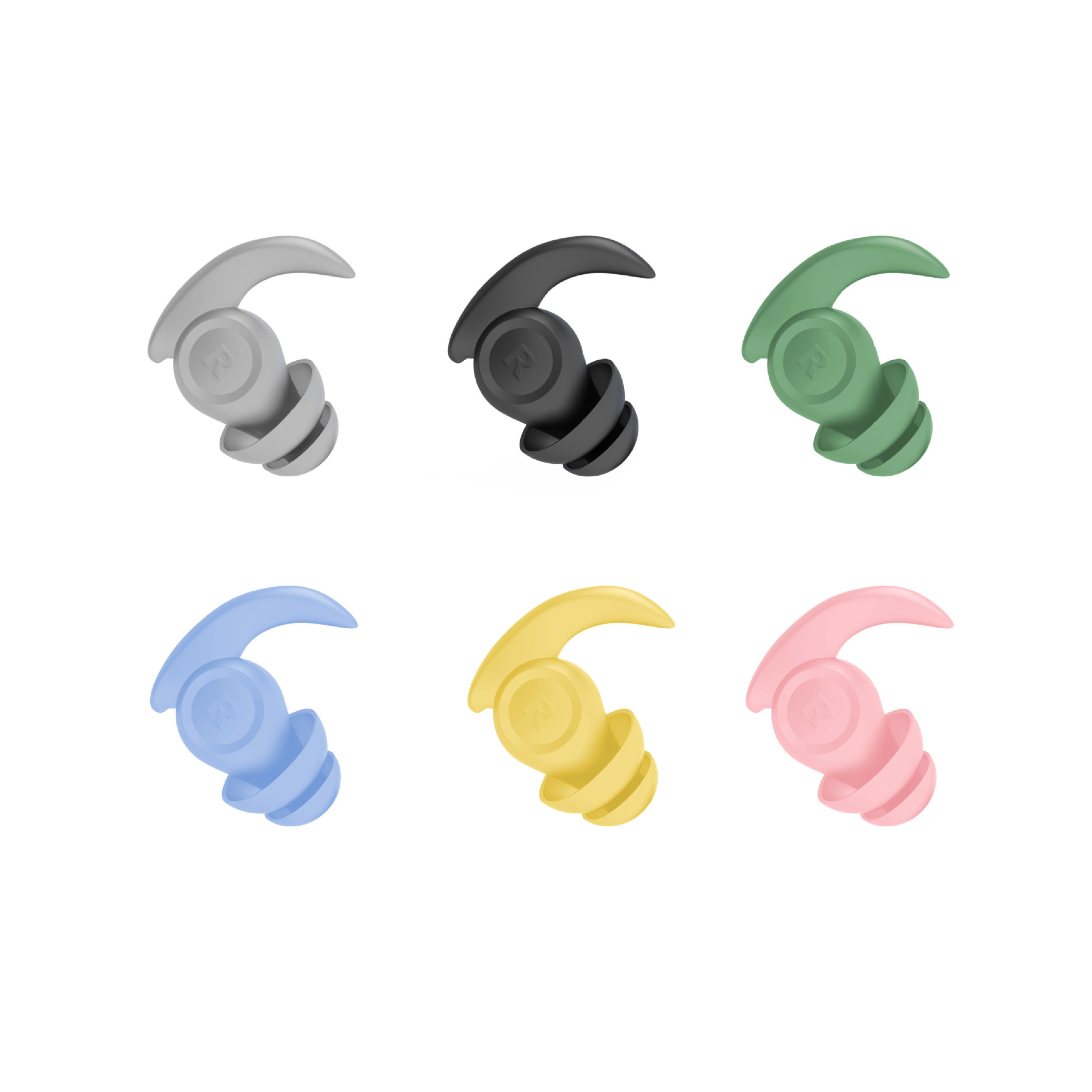 Silicone washable earplugs  0402001