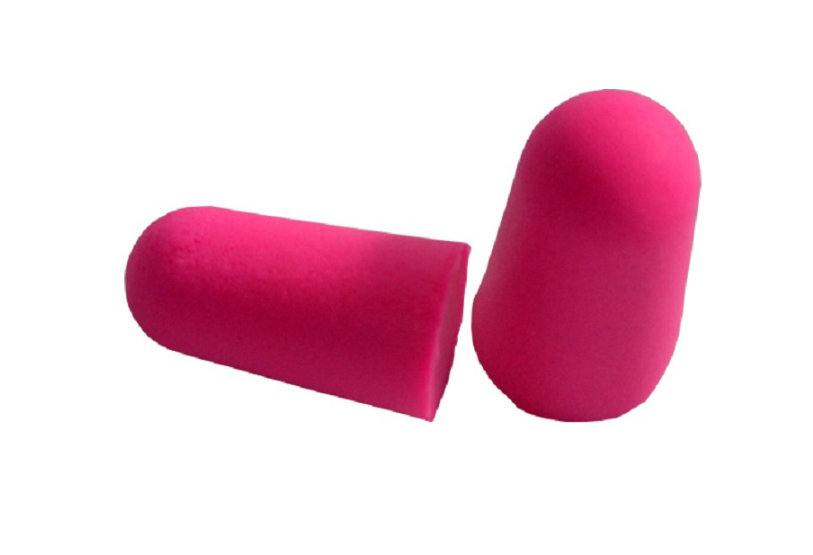 Foamed soundproof earplugs  0401001