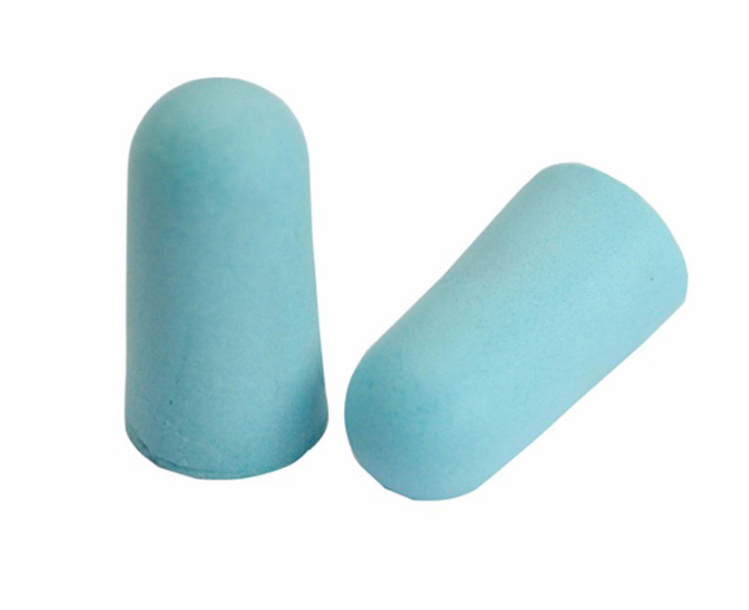 Foamed soundproof earplugs  0401001