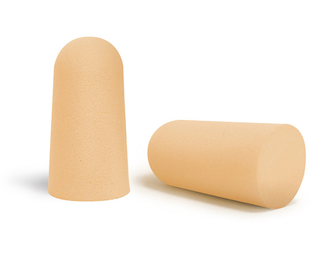 Foamed soundproof earplugs  0401001