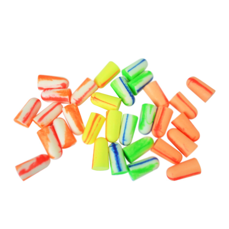 Foamed soundproof earplugs  0401001