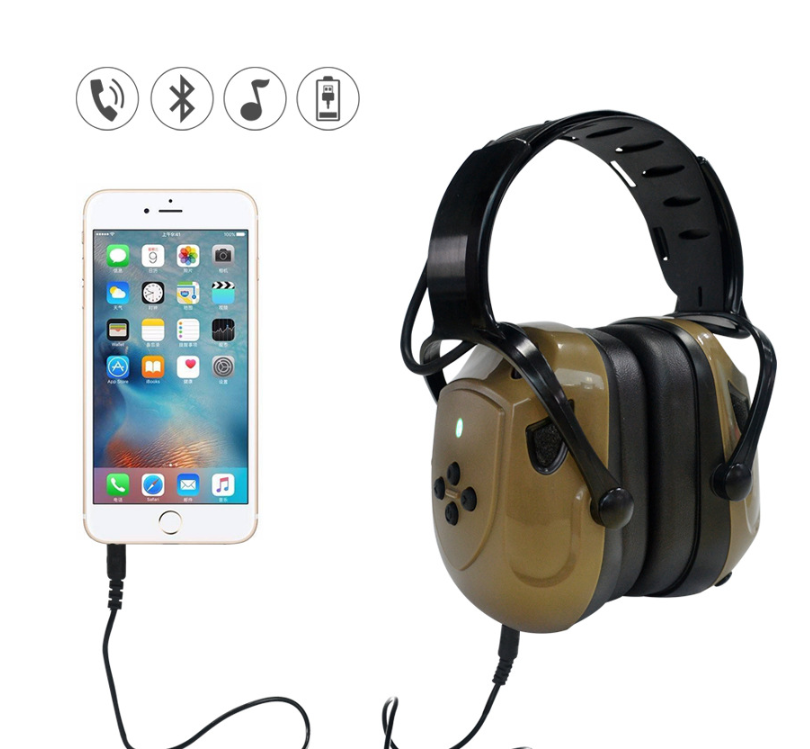Electronic noise-cancelling ear cups 0407003