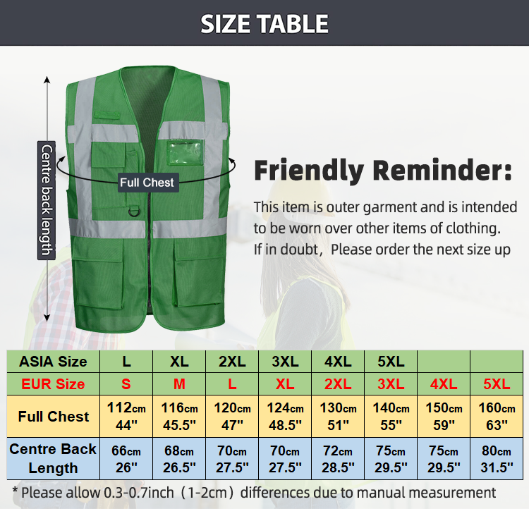 Reflective safety vest  0504001
