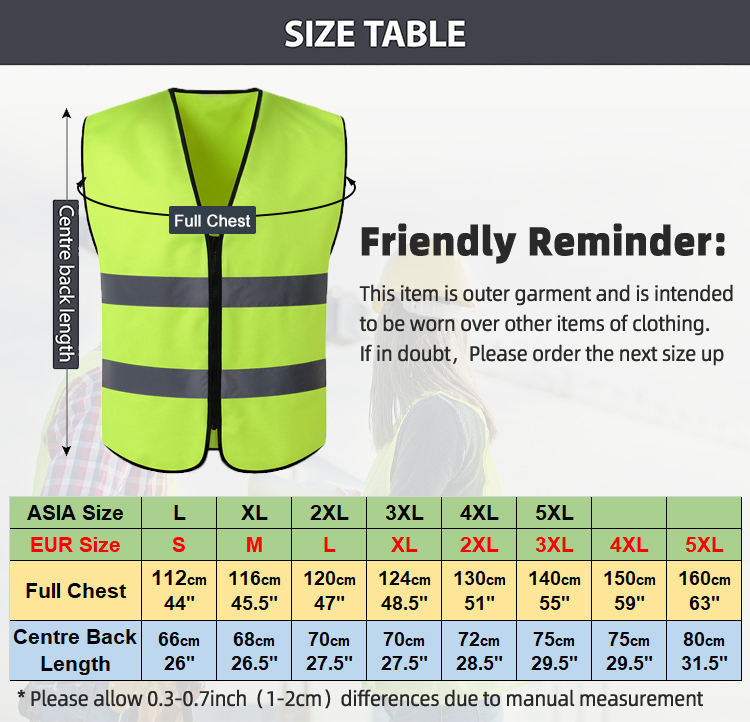 Reflective safety vest 0504004