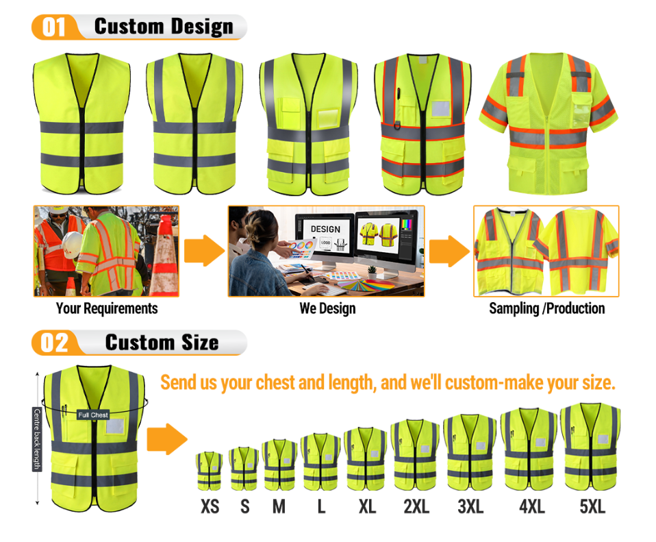 Reflective safety vest 0504006