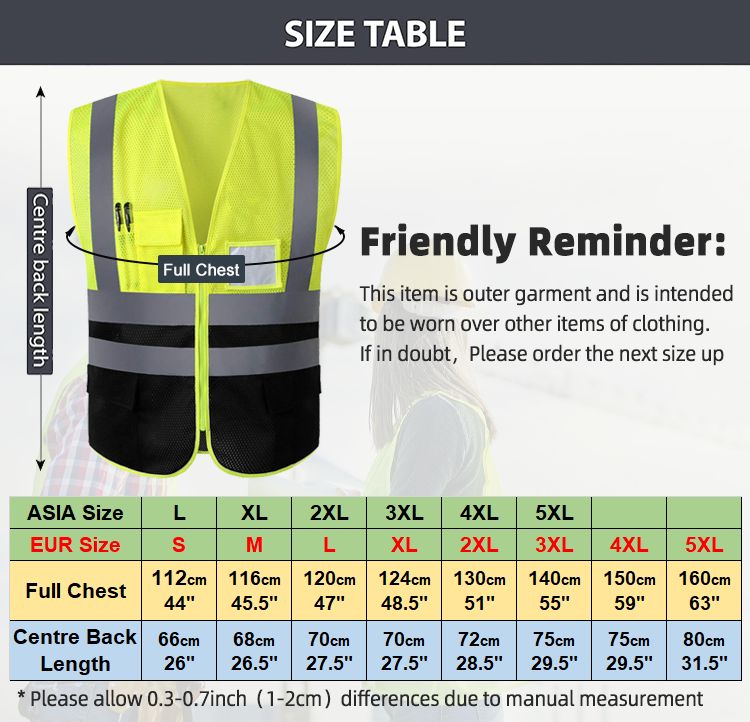 Reflective safety vest 0504012