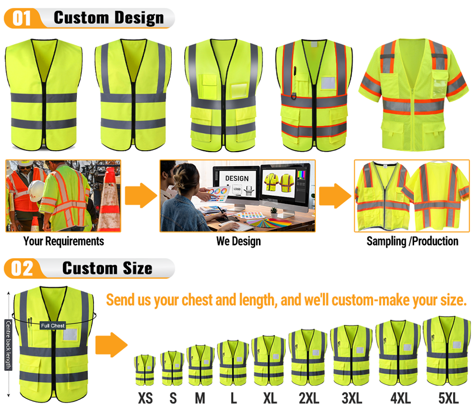 Reflective safety vest 0504012