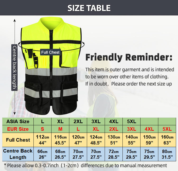 Reflective safety vest 0504014