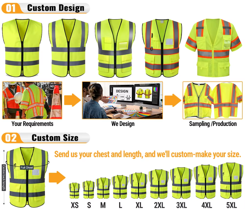 Reflective safety vest 0504016