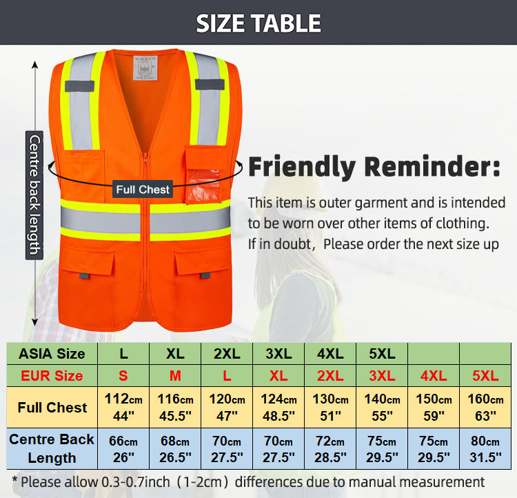 Reflective safety vest 0504020
