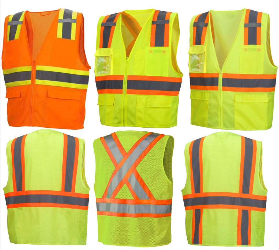 Reflective safety vest 0504021