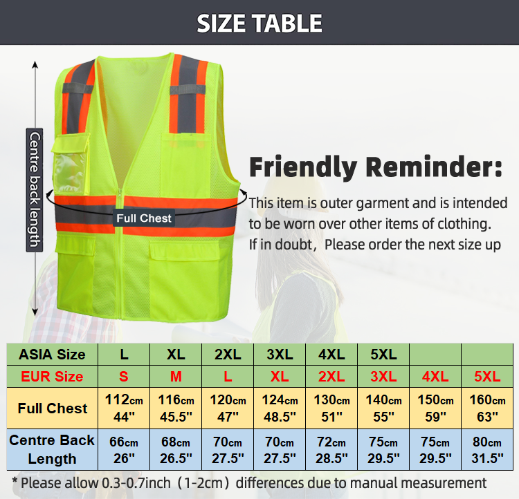 Reflective safety vest 0504021