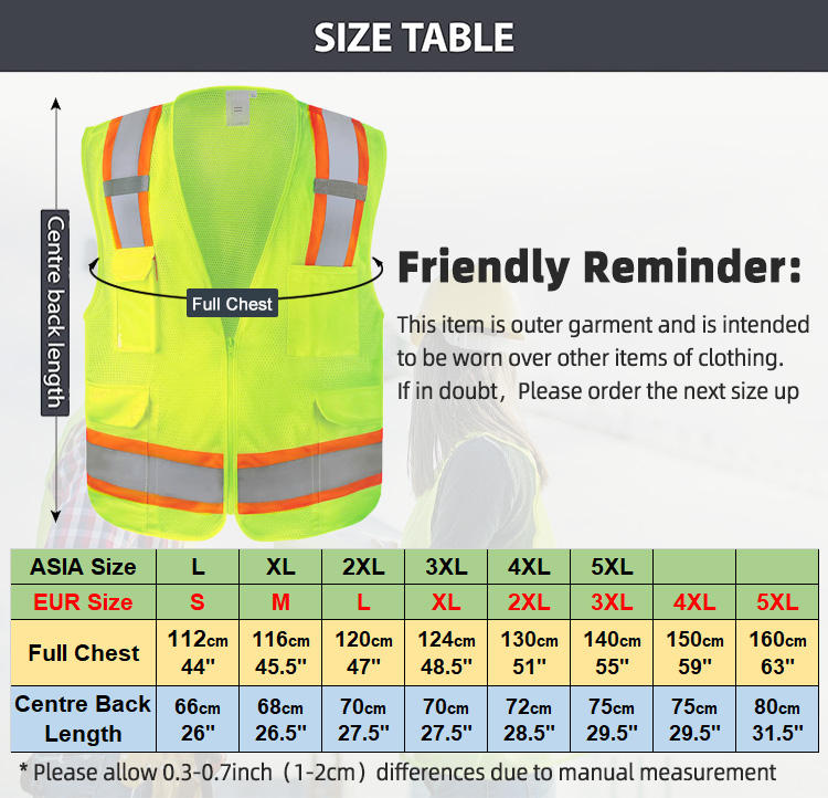Reflective safety vest 0504022