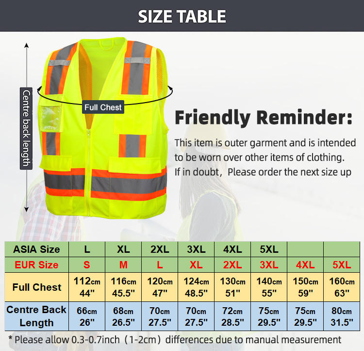 Reflective safety vest 0504023