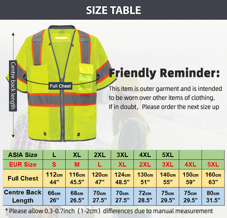 Reflective safety vest 0504036