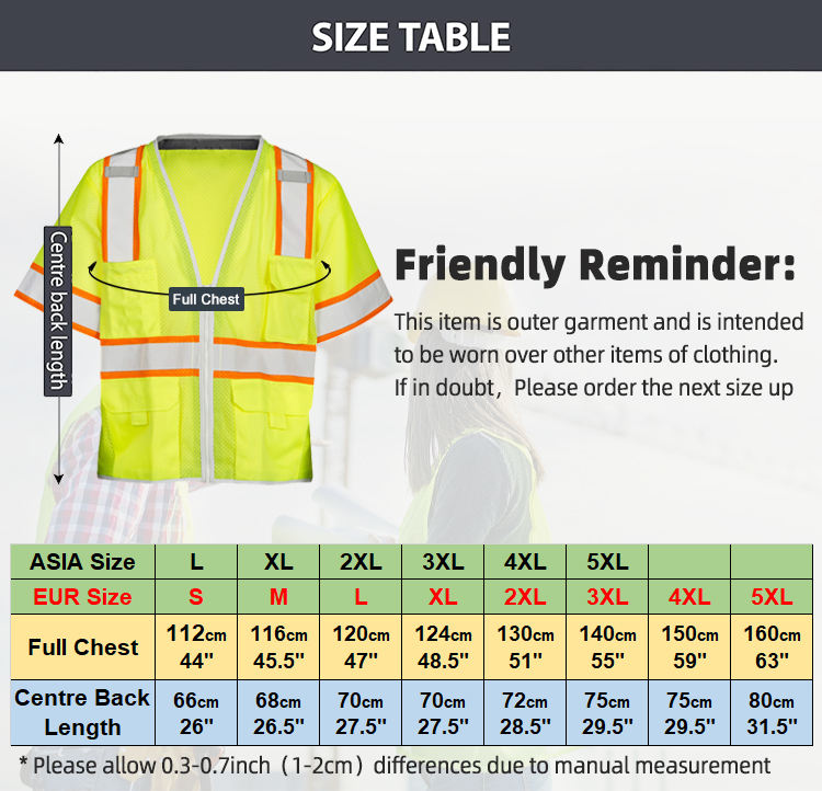 Reflective safety vest 0504038