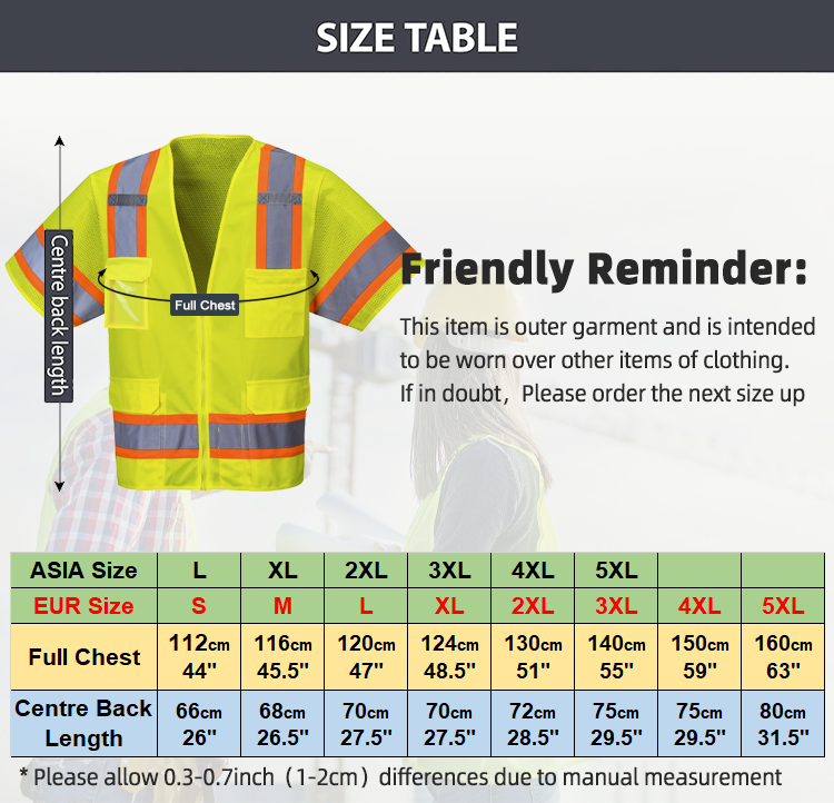 Reflective safety vest 0504041