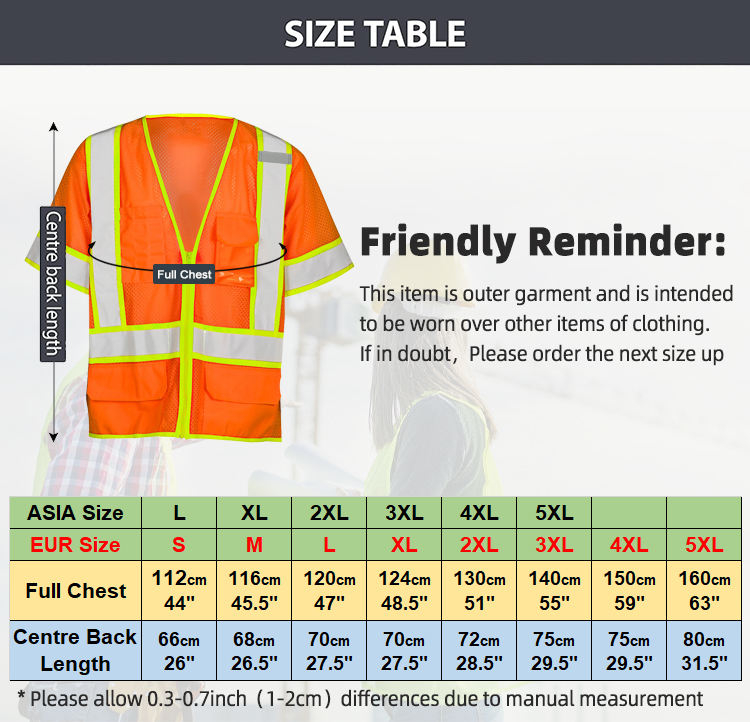 Reflective safety vest 0504042