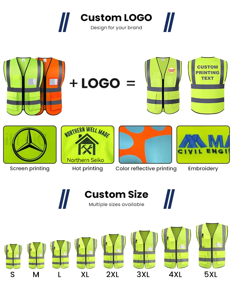 Reflective safety vest 0504053