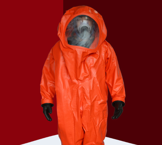Acid and alkali resistant chemical protective suit 0502002