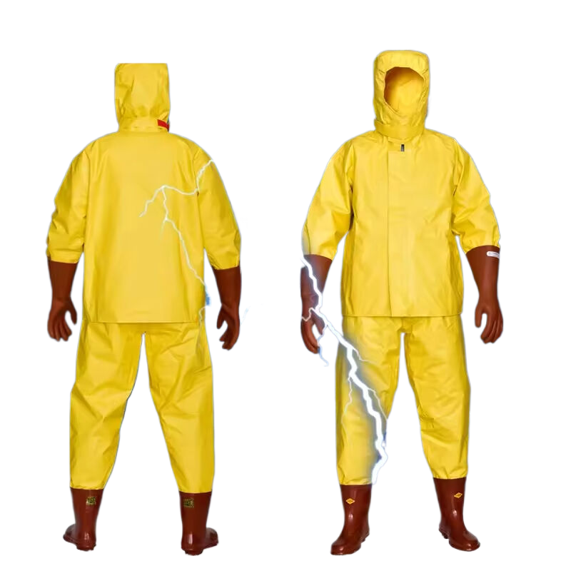 Acid and alkali resistant chemical protective suit 0502003