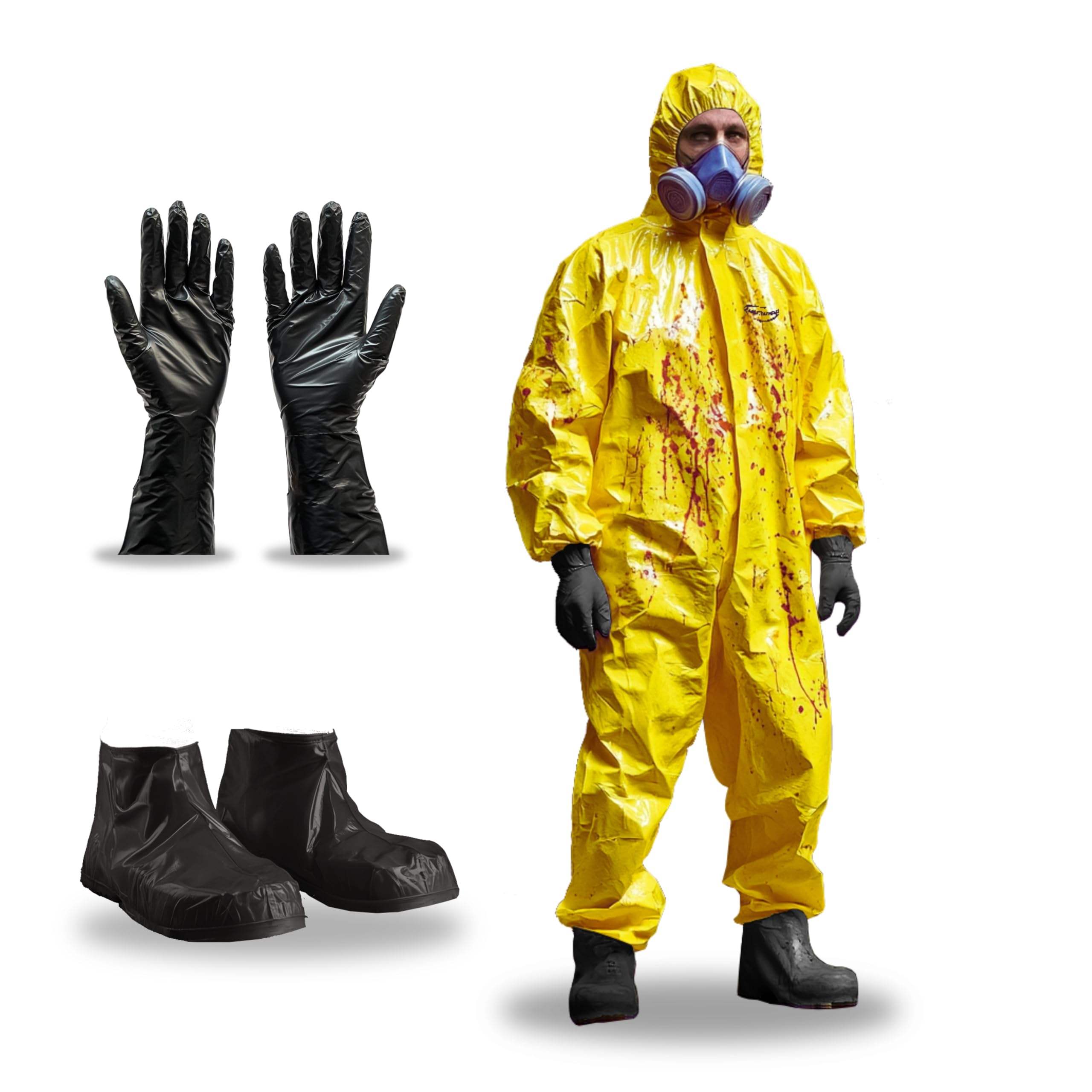 Acid and alkali resistant chemical protective suit 0502004