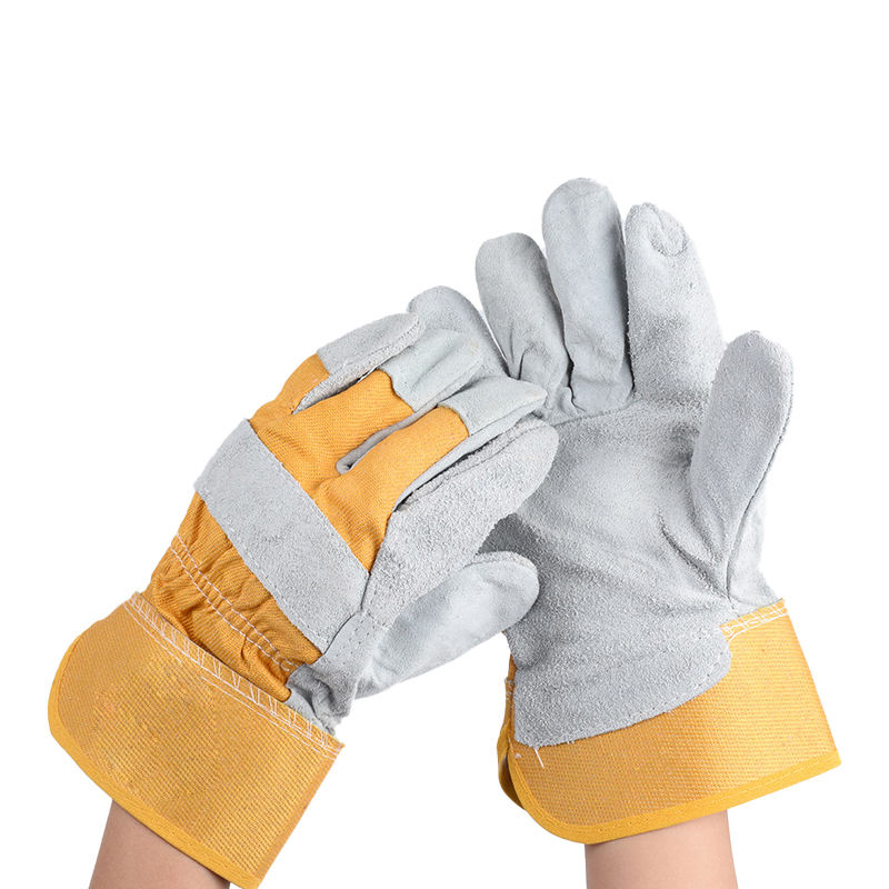 Welded leather gloves  0606001