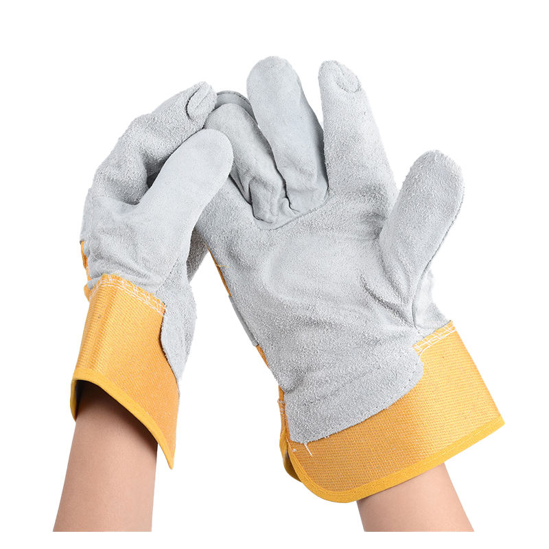 Welded leather gloves  0606001