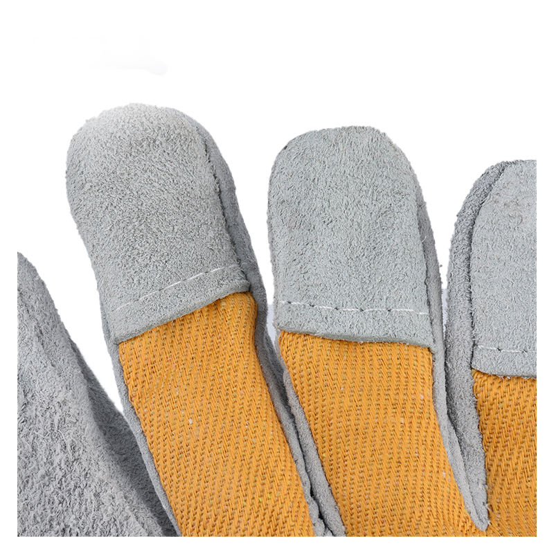 Welded leather gloves  0606001