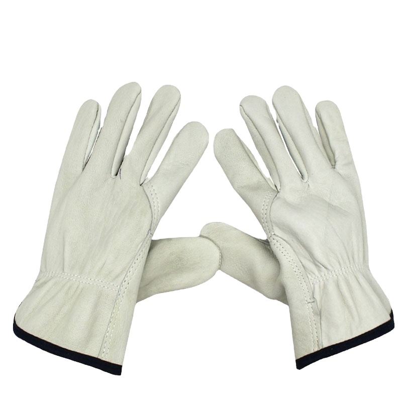 Welded leather gloves 0606002