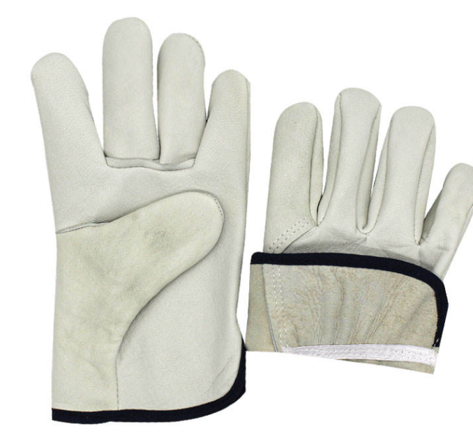 Welded leather gloves 0606002