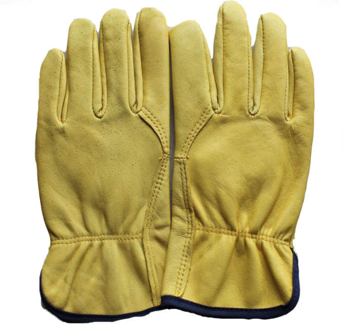 Welded leather gloves 0606004