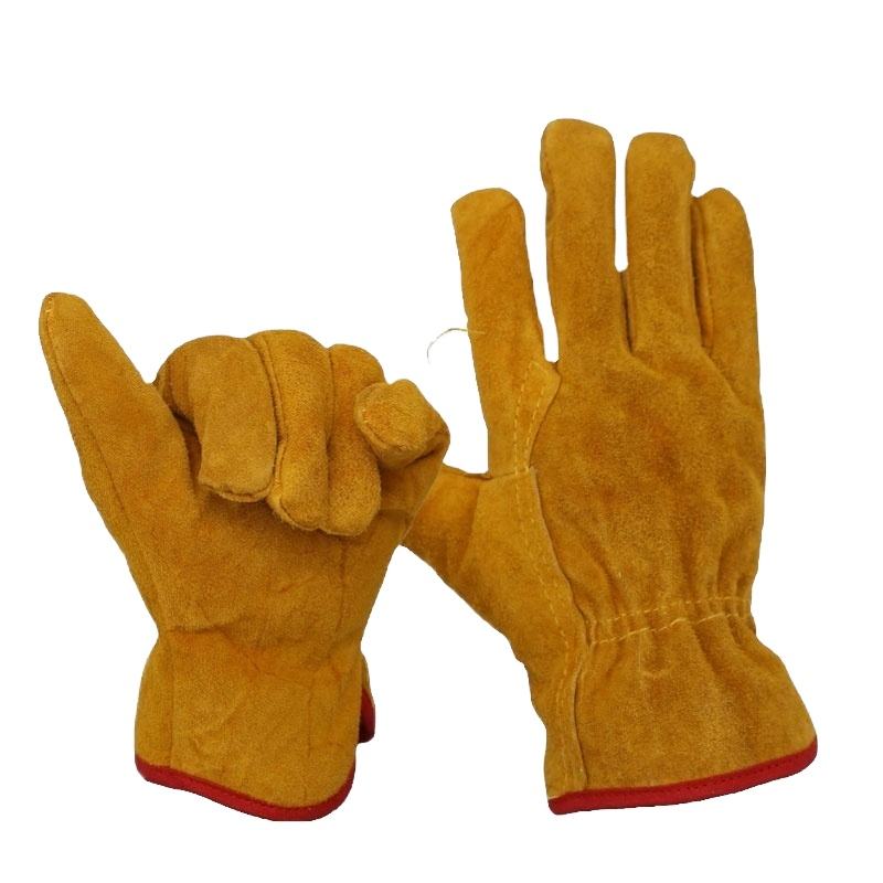Welded leather gloves 0606005