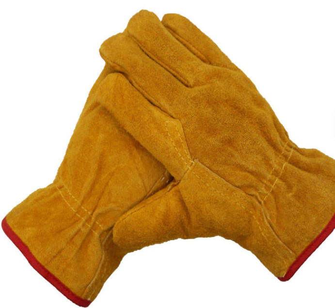 Welded leather gloves 0606005