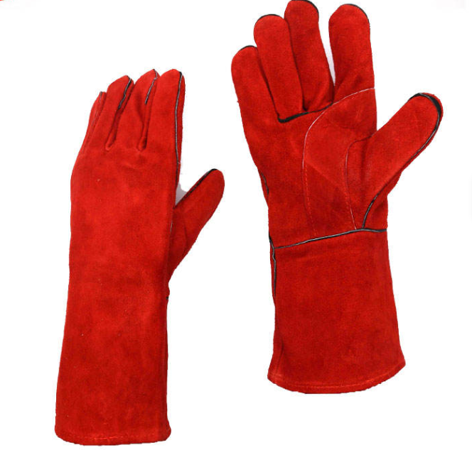 Welded leather gloves 0606006
