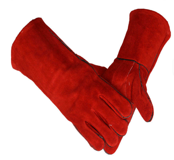 Welded leather gloves 0606006