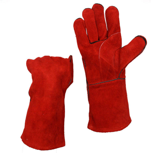 Welded leather gloves 0606006