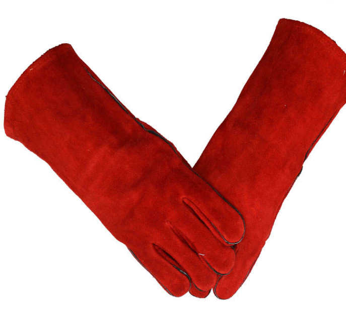 Welded leather gloves 0606006