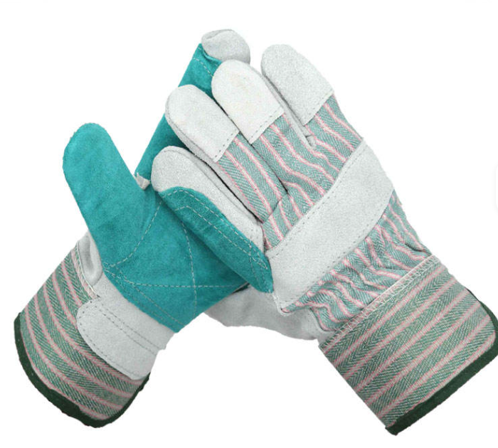 Welded leather gloves 0606007