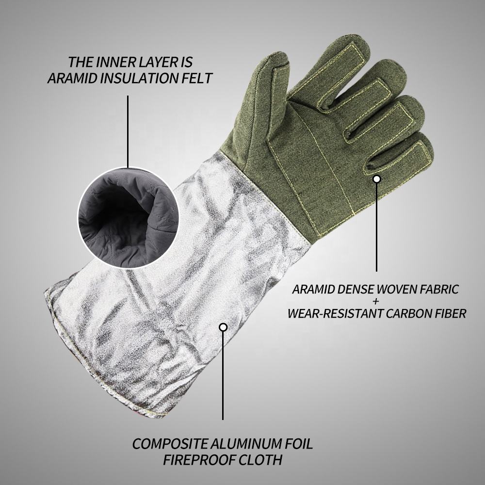 Welded leather gloves 0606009