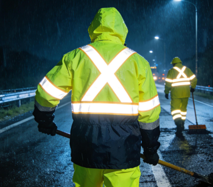 Reflective raincoat 0509022