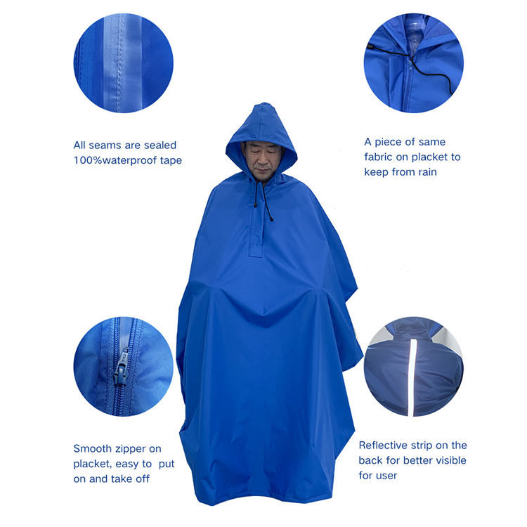 Reflective raincoat 0509029