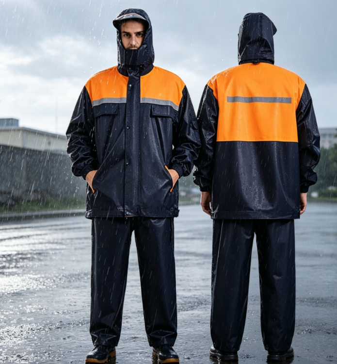Reflective raincoat 0509038