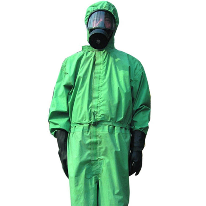 Acid and alkali resistant chemical protective suit 0502007