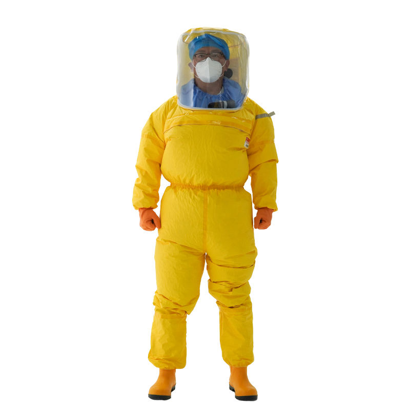 Acid and alkali resistant chemical protective suit 0502009
