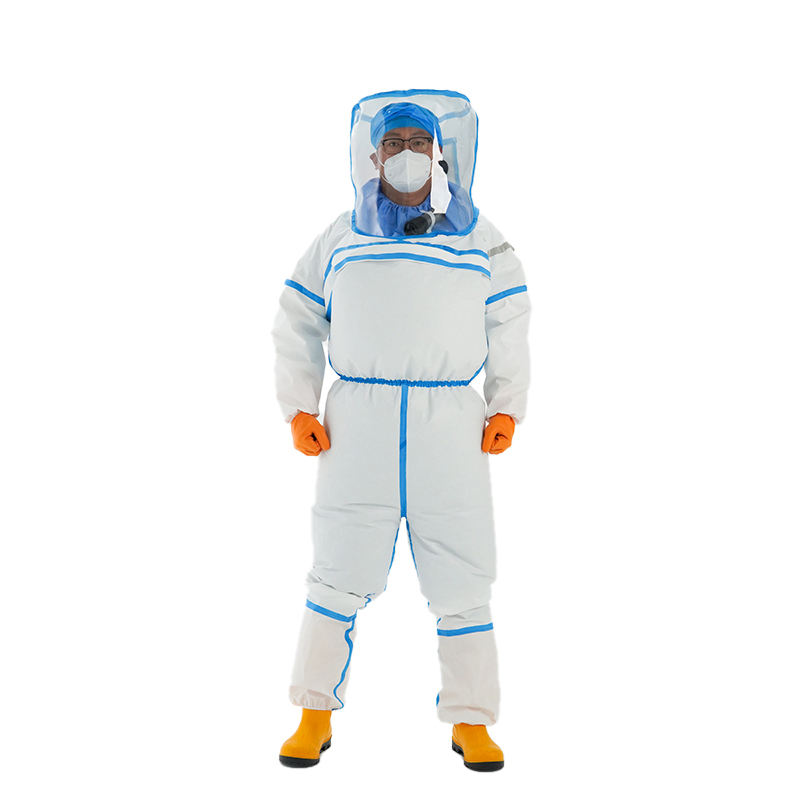 Acid and alkali resistant chemical protective suit 0502009