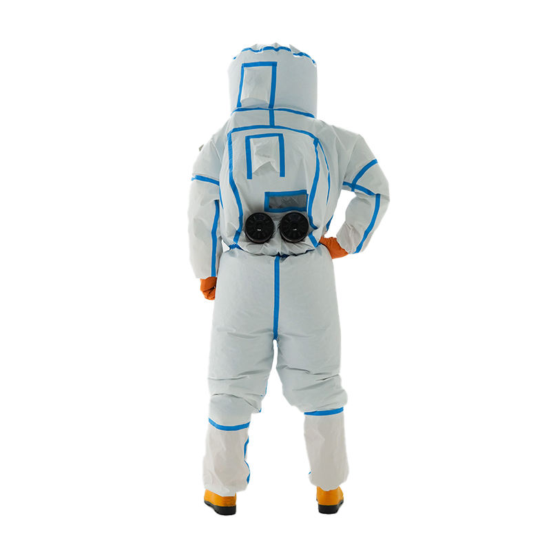 Acid and alkali resistant chemical protective suit 0502009