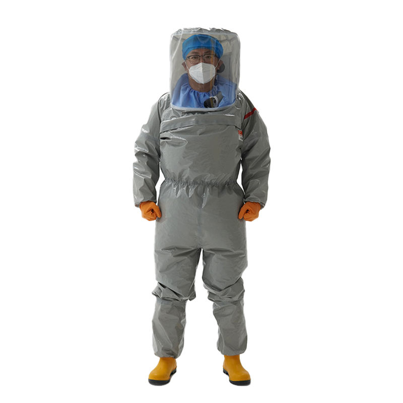 Acid and alkali resistant chemical protective suit 0502009