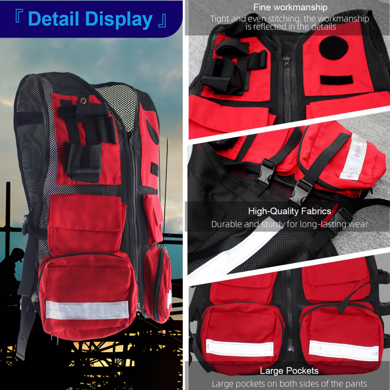 Reflective safety vest 0504070