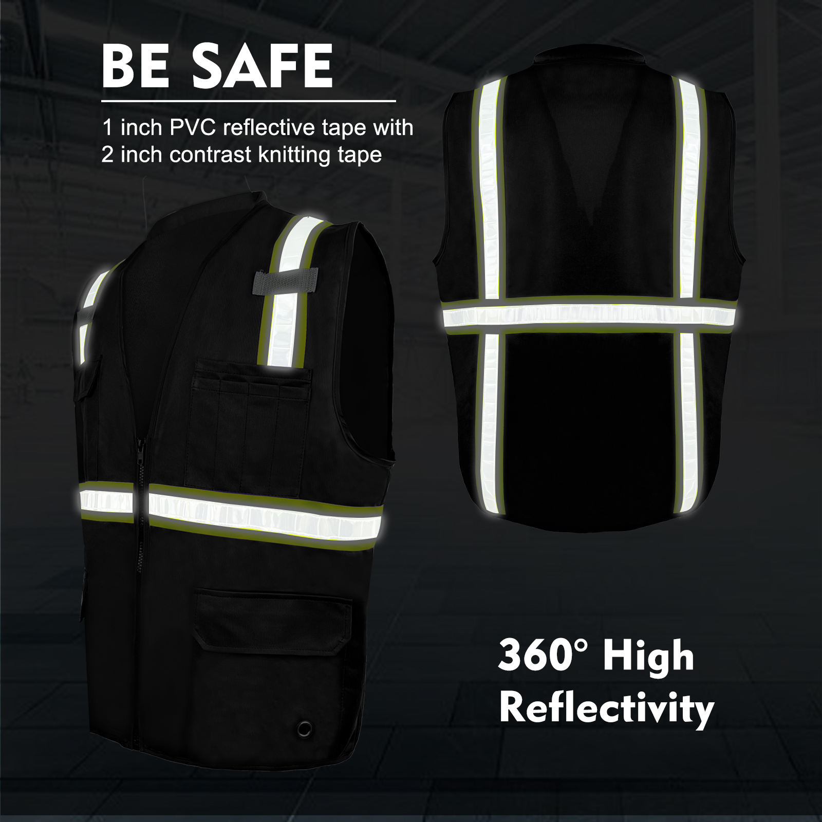 Reflective safety vest 0504071